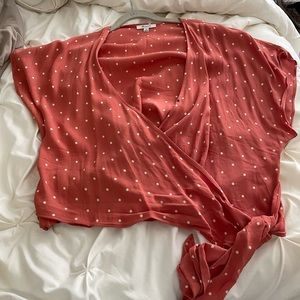 Madwell sash tie wrap top